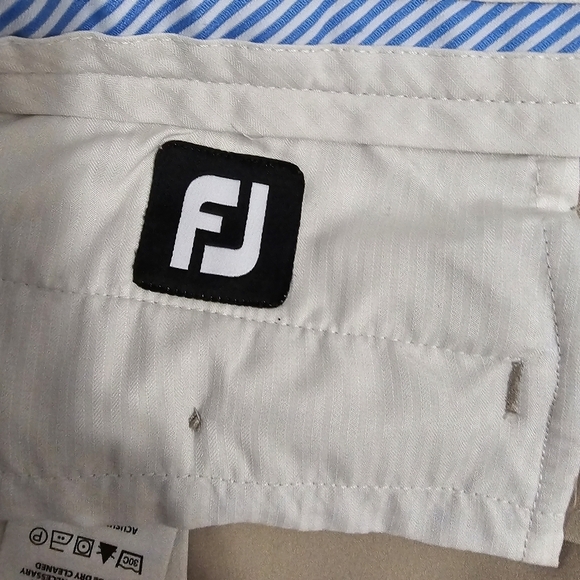 FootJoy quick dry flat front khaki shorts men's size 40 - Picture 8 of 8